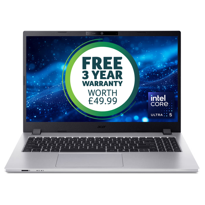 Acer TravelMate P2 TMP215-75 U5-125H 16GB 512GB W11P, Intel Core Ultra 5, 3.6 GHz, 39.6 cm (15.6"), 1920 x 1080 pixels, 16 GB, 512 GB