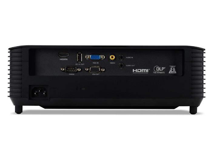 Acer X1128H - DLP projector - 3D - SVGA (800 x 600), 4800 ANSI lumens, DLP, SVGA (800x600), 20000:1, 4:3, 762 - 2540 mm (30 - 100")