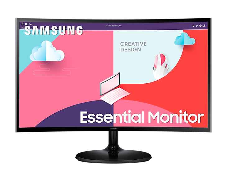 Samsung LS27C360EAU, 68.6 cm (27"), 1920 x 1080 pixels, Full HD, LED, 4 ms, Black