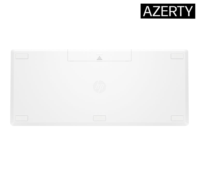 HP 350 Compact Multi-Device Bluetooth Keyboard, Wireless, Bluetooth, Mechanical, White