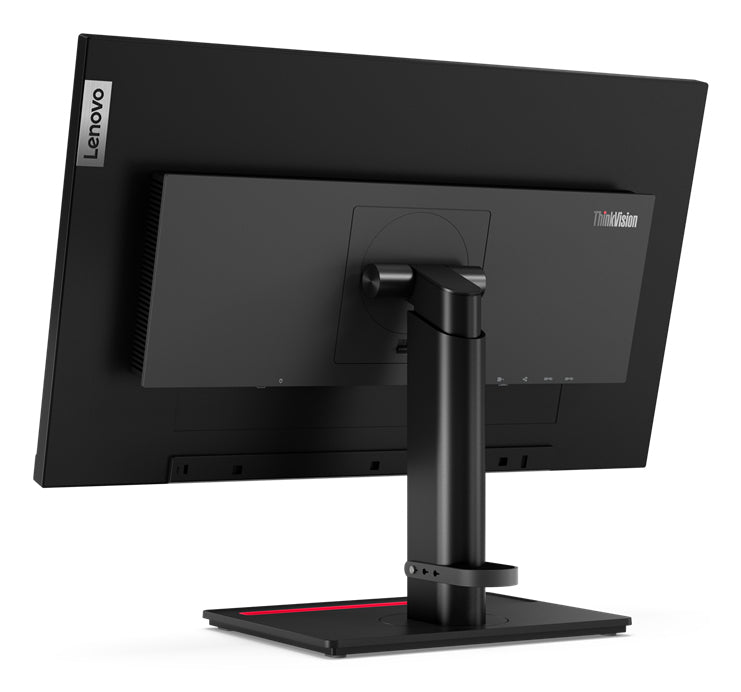 Lenovo ThinkVision P24h-2L + MC 50, 60.5 cm (23.8"), 2560 x 1440 pixels, Quad HD, LED, 6 ms, Black
