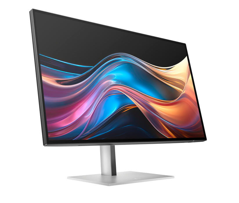 HP Series 7 Pro 27 inch QHD Monitor - 727pq, 68.6 cm (27"), 2560 x 1440 pixels, Quad HD, LCD, 5 ms, Silver