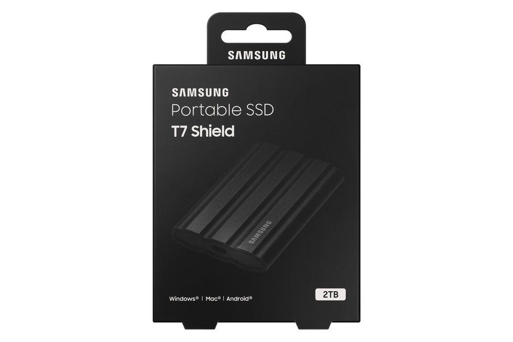 Samsung MU-PE2T0S, 2 TB, USB Type-C, 3.2 Gen 2 (3.1 Gen 2), 1050 MB/s, Password protection, Black