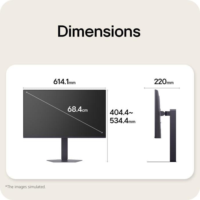 LG ELECTRONICS, 68.6 cm (27"), 1920 x 1080 pixels, Full HD, LCD, 1 ms, Black