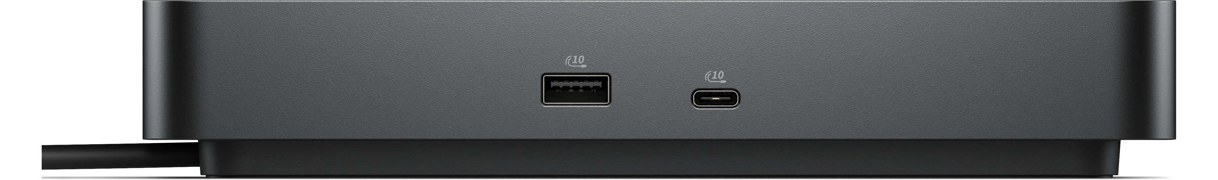 DELL Pro SD25, Wired, USB 3.2 Gen 2 (3.1 Gen 2) Type-C, 130 W, 2500 Mbit/s, Black, 6K Ultra HD