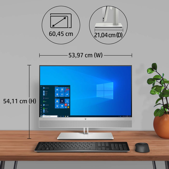 HP EliteOne 800 G6, 60.5 cm (23.8"), Full HD, Intel® Core™ i5, 8 GB, 256 GB, Windows 11 Pro