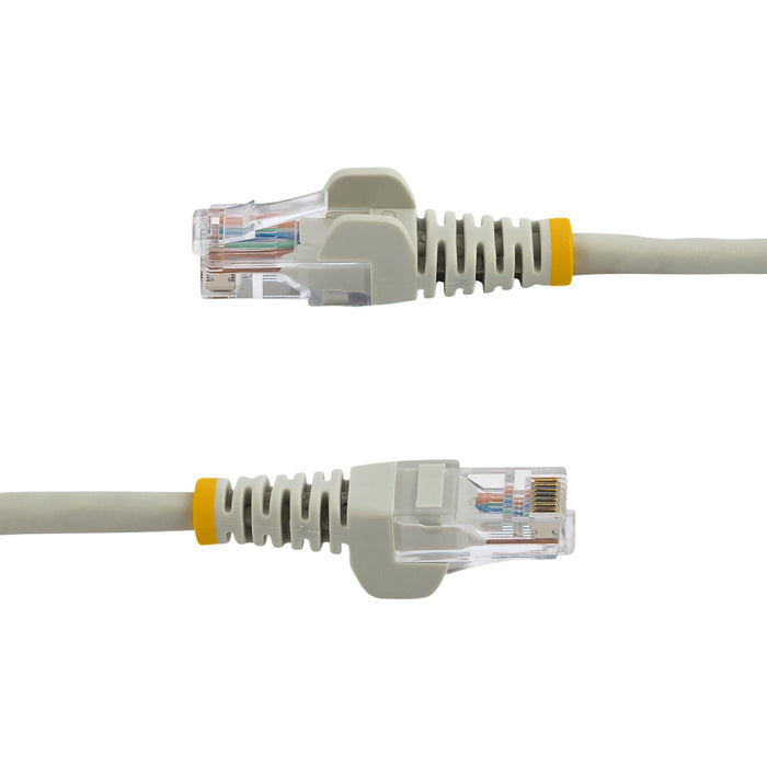 StarTech.com Cat5e Patch Cable with Snagless RJ45 Connectors - 2m, Gray, 2 m, Cat5e, U/UTP (UTP), RJ-45, RJ-45, Grey