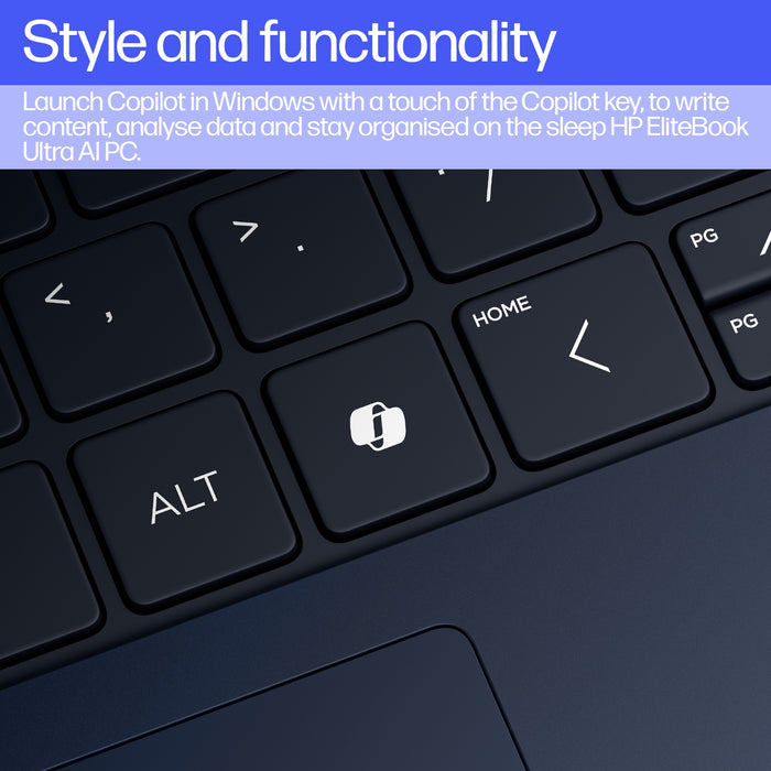 HP EliteBook Ultra G1q, Qualcomm Snapdragon, 35.6 cm (14"), 2240 x 1400 pixels, 16 GB, 512 GB, Windows 11 Pro