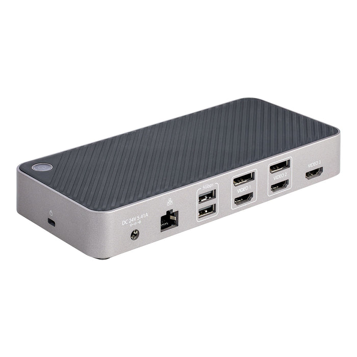 StarTech USB-C Triple Monitor Docking Station for MacBook Pro / Air M1 M2 M3 M4 M5 & Windows, Universal 4K HDMI DP Dock, Thunderbolt Compatible, 100W Laptop Charging
