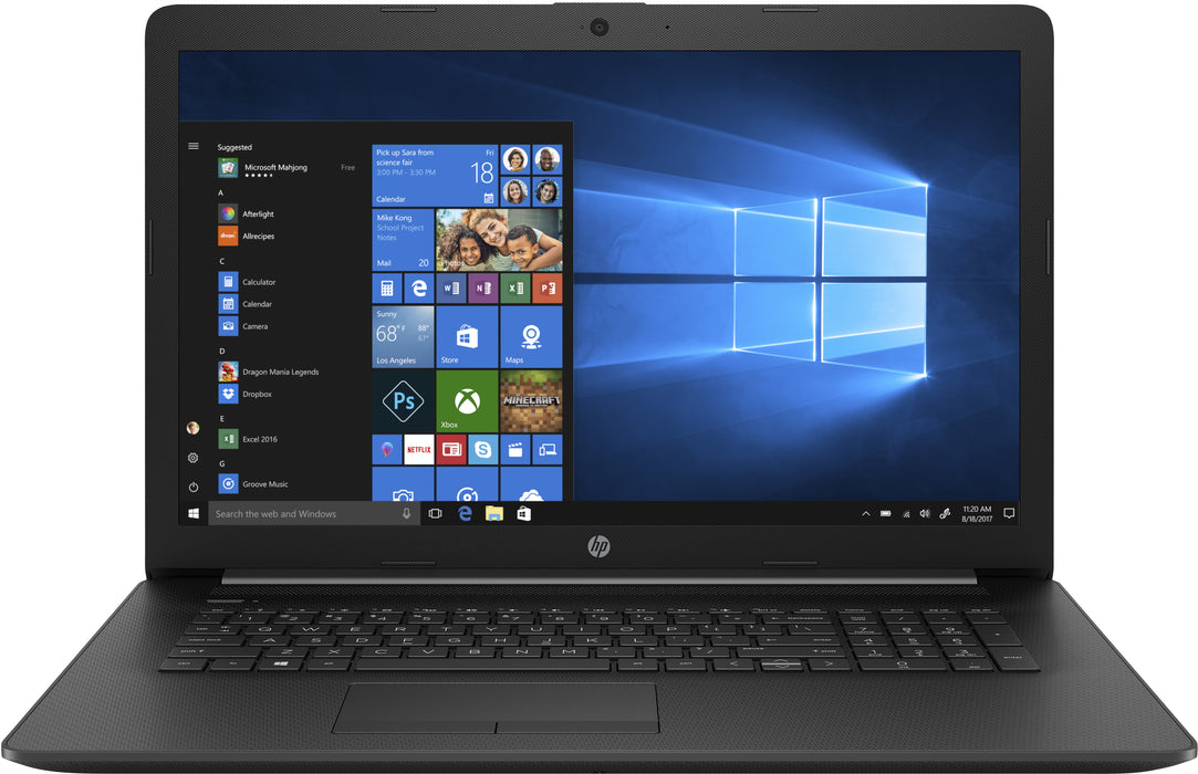 HP 17-ca0010na, AMD A6, 2.6 GHz, 43.9 cm (17.3"), 1600 x 900 pixels, 4 GB, 1 TB