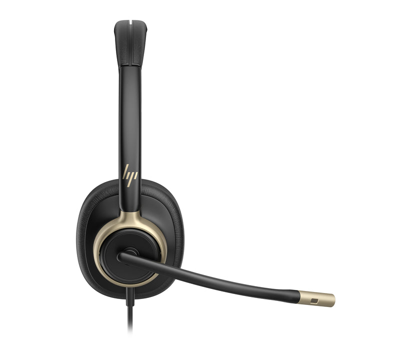 HP Poly Mission 815 Monaural USB Wired Headset, Wired, 122 g, Headset, Black