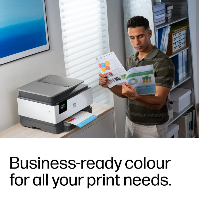 HP OfficeJet Pro 9132e Wireless All-in-One Color Printer, Instant Ink; Two-sided printing, Thermal inkjet, Colour printing, 4800 x 1200 DPI, A4, Direct printing, Grey