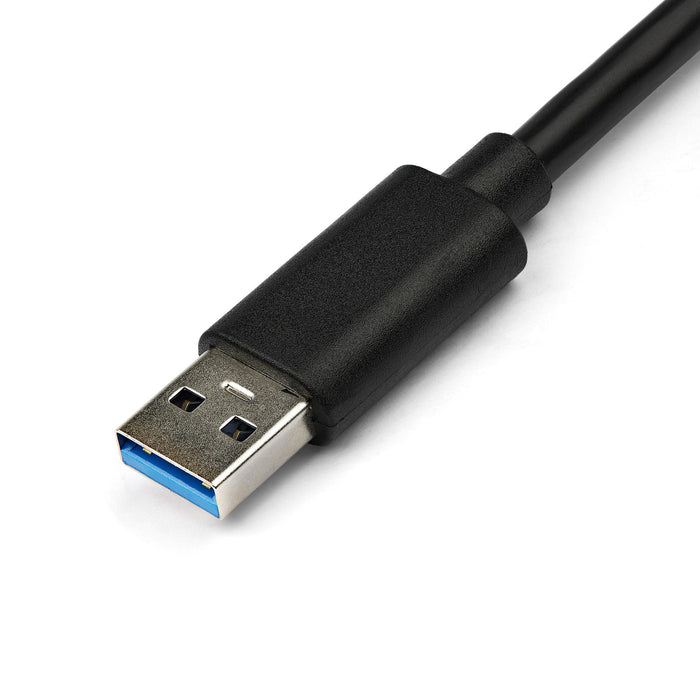 StarTech.com USB 3.0 Ethernet Adapter, USB 3.0 Network Adapter NIC with USB Port, USB to RJ45, USB Passthrough, Wired, USB, Ethernet, 5000 Mbit/s, Black