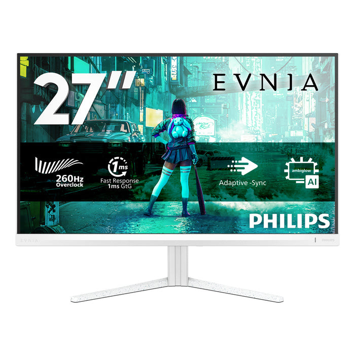 Philips 27M2N3201PL/00, 68.6 cm (27"), 1920 x 1080 pixels, Full HD, LCD, 1 ms, White