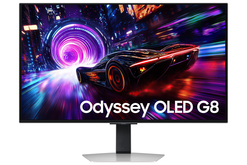 Samsung 32” Odyssey OLED G81SF 240Hz Gaming Monitor, 81.3 cm (32"), 2160 x 3840 pixels, 4K Ultra HD, OLED, 0.03 ms, Silver