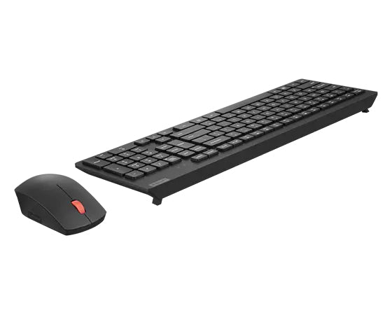 Lenovo 4X31N50745, Full-size (100%), Wireless, RF Wireless, QWERTY, Black, Mouse included