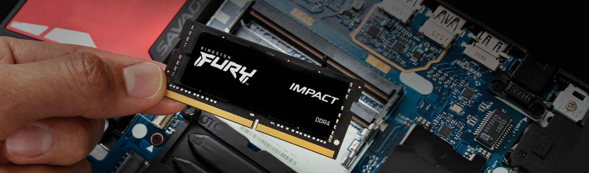 Kingston Technology FURY 16GB 3200MT/s DDR4 CL20 SODIMM Impact, 16 GB, 1 x 16 GB, DDR4, 260-pin SO-DIMM