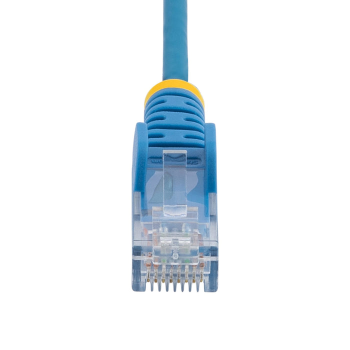 StarTech.com 3 m CAT6 Cable - Slim - Snagless RJ45 Connectors - Blue, 3 m, Cat6, U/UTP (UTP), RJ-45, RJ-45, Blue