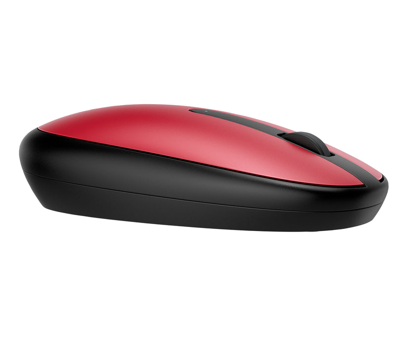 HP 240 Empire Red Bluetooth Mouse, Ambidextrous, Optical, Bluetooth, 1600 DPI, Red
