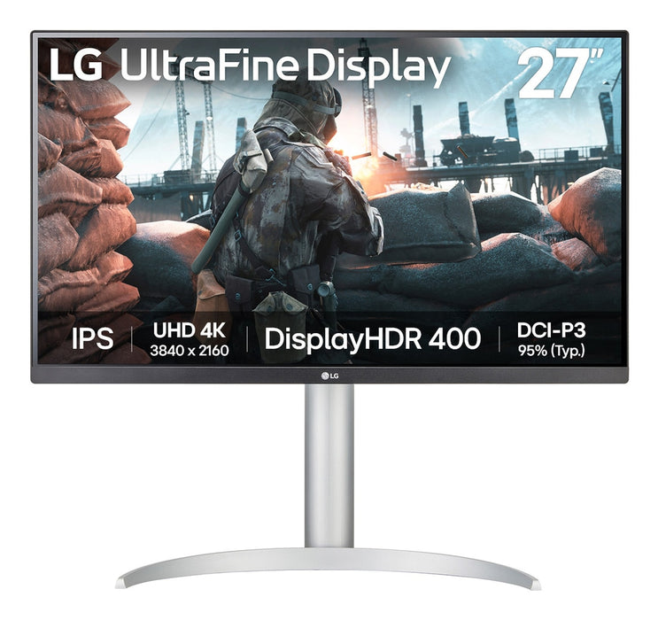 LG 27UP650K-W, 68.6 cm (27"), 3840 x 2160 pixels, 4K Ultra HD, 5 ms, White