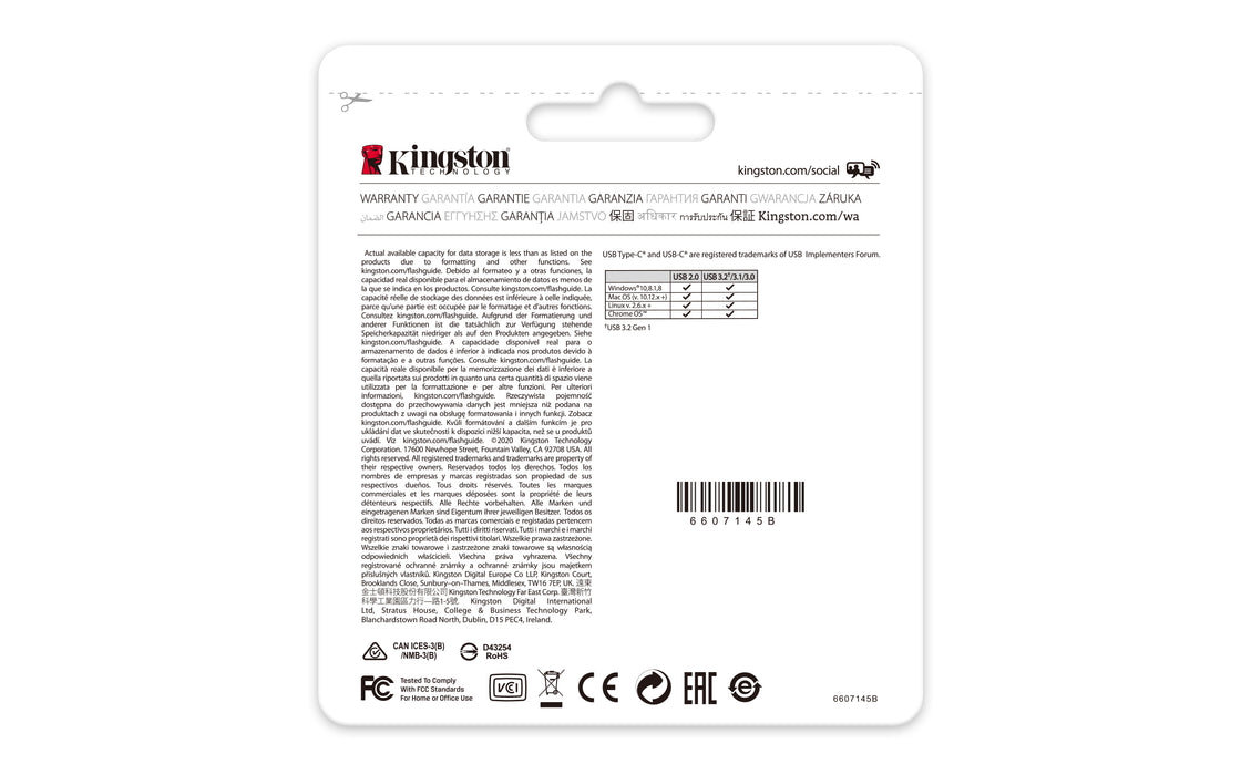 Kingston Technology DataTraveler 128GB USB-C 3.2 Gen 1 70, 128 GB, USB Type-C, 3.2 Gen 1 (3.1 Gen 1), Cap, 7 g, Black