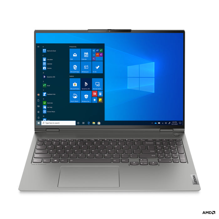 Lenovo ThinkBook 16p G2 ACH, AMD Ryzen™ 7, 3.2 GHz, 40.6 cm (16"), 2560 x 1600 pixels, 16 GB, 512 GB