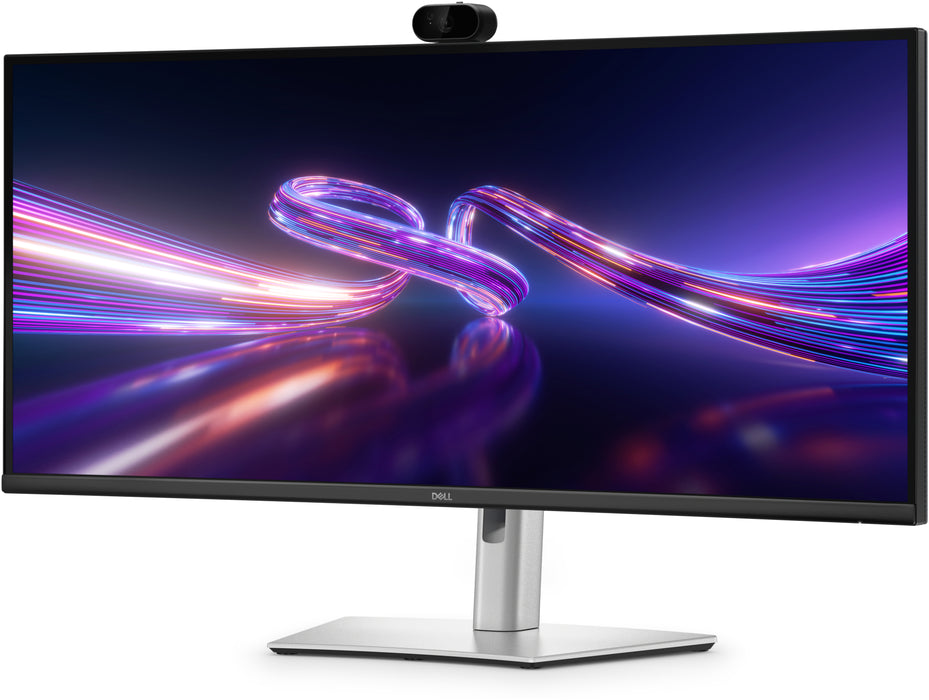 DELL Pro P P3426WEV, 86.6 cm (34.1"), 3440 x 1440 pixels, Wide Quad HD, LCD, 8 ms, Black, Silver