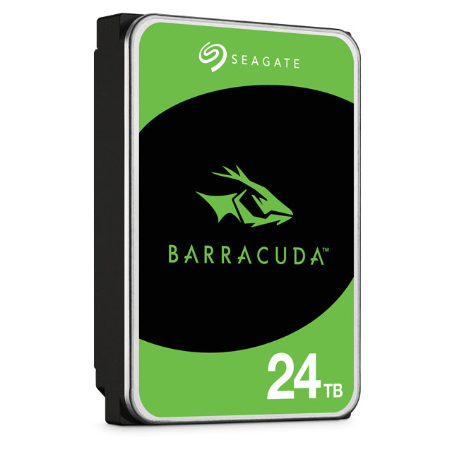 Seagate Barracuda Desktop 24TB HDD, 24 TB, 7200 RPM, 512 MB, 3.5", Serial ATA
