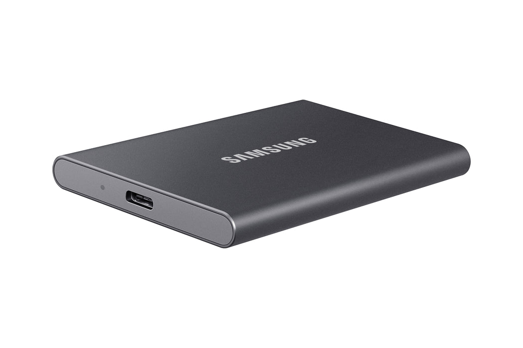 Samsung Portable SSD T7, 2 TB, USB Type-C, 3.2 Gen 2 (3.1 Gen 2), 1050 MB/s, Password protection, Grey