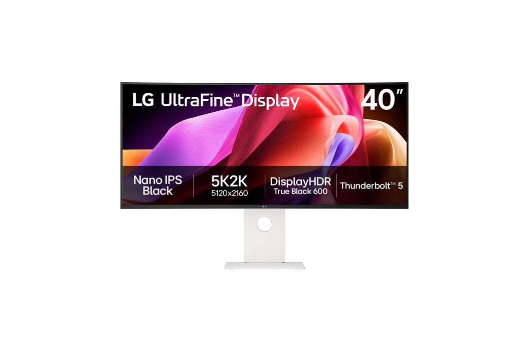 LG 40U990A-W, 100.8 cm (39.7"), 5120 x 2160 pixels, WUHD, LCD, Black