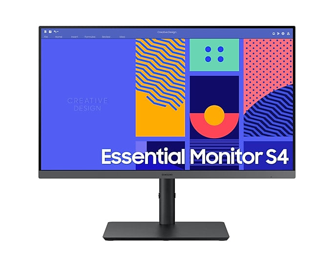 Samsung LS24C432GAU, 61 cm (24"), 1920 x 1080 pixels, Full HD, LED, 4 ms, Black
