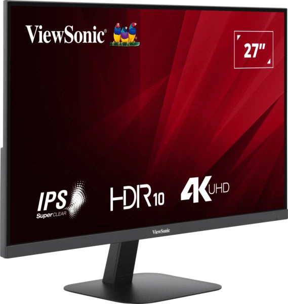 Viewsonic VA VA2708-4K-HD, 68.6 cm (27"), 3840 x 2160 pixels, 4K Ultra HD, LED, 4 ms, Black