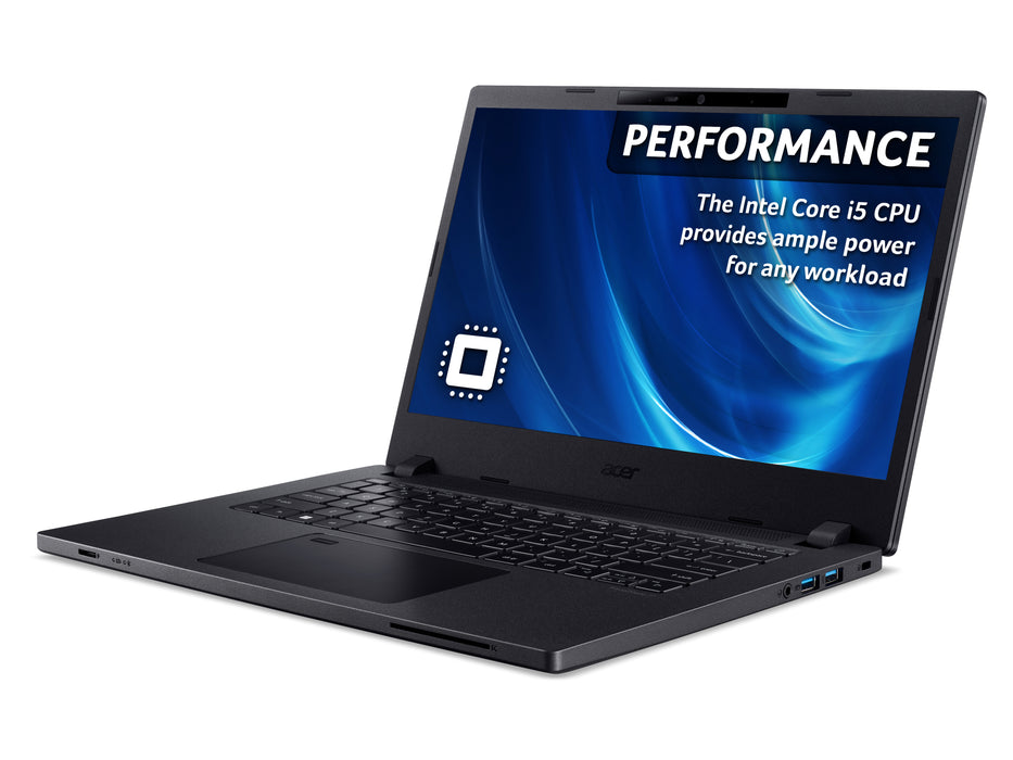 Acer TravelMate P2 TMP214-54 (14" Full HD IPS, Intel Core i5-1235U, 8 GB RAM, 256GB PCIe NVMe SSD, Win 11 Pro), Intel® Core™ i5, 35.6 cm (14"), 1920 x 1080 pixels, 8 GB, 256 GB, Windows 11 Pro