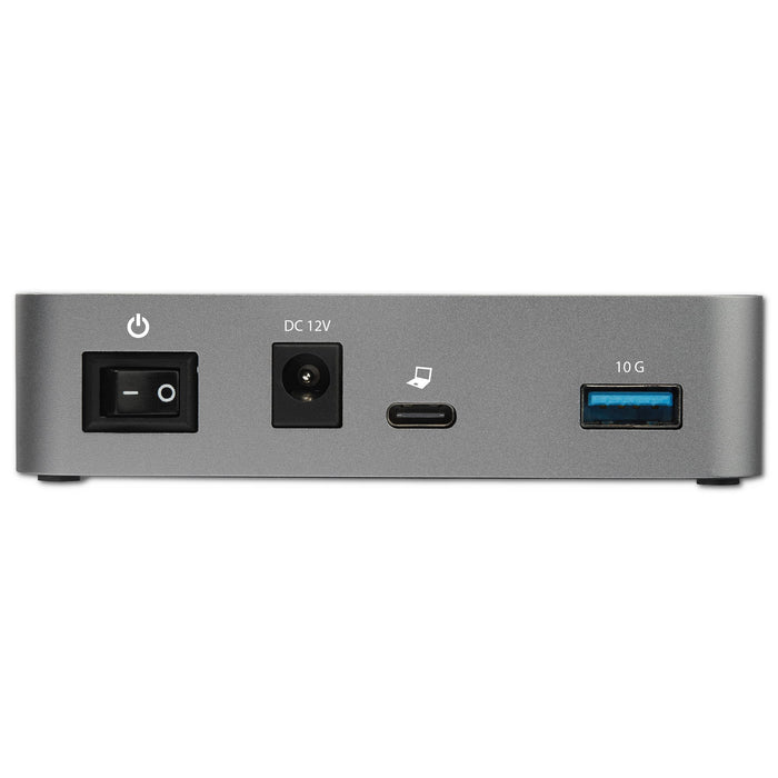 StarTech.com 4-Port USB-C™ Hub 10 Gbps - 3x USB-A & 1x USB-C - Powered - TAA, USB 3.2 Gen 2 (3.1 Gen 2) Type-C, USB 3.2 Gen 2 (3.1 Gen 2) Type-A, USB 3.2 Gen 2 (3.1 Gen 2) Type-C, 10000 Mbit/s, Black, Grey, Aluminium, Plastic, Link, Power