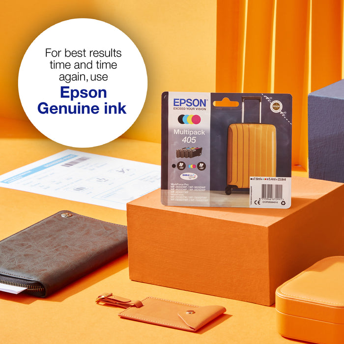 Epson Singlepack Black 405XL DURABrite Ultra Ink, High (L) Yield, Black, Pigment-based ink, 18.9 ml, 1 pc(s), Single pack