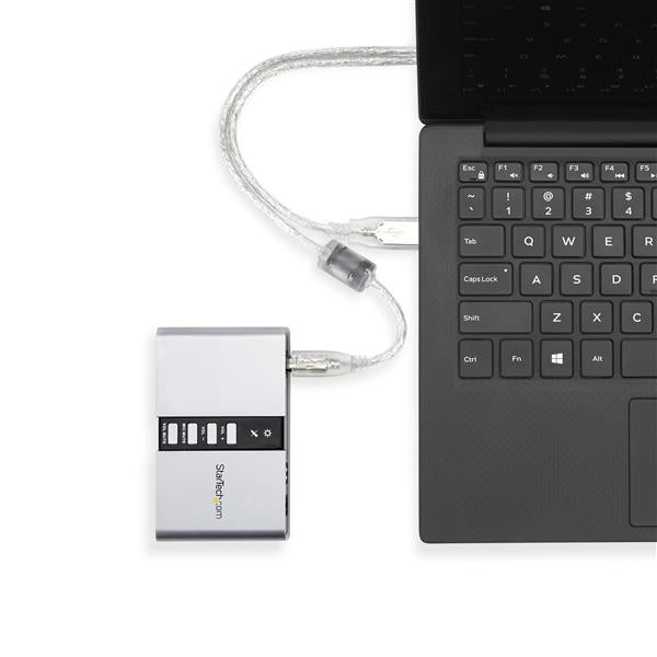 StarTech.com 7.1 USB Audio Adapter External Sound Card with SPDIF Digital Audio, 7.1 channels, 16 bit, USB
