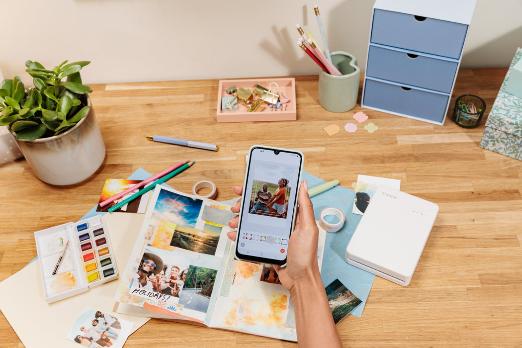 Canon SELPHY QX20 RD, Dye-sublimation, 287 x 287 DPI, 2.8" x 3.3" (7.2x8.5cm), Borderless printing, Wi-Fi, Bluetooth