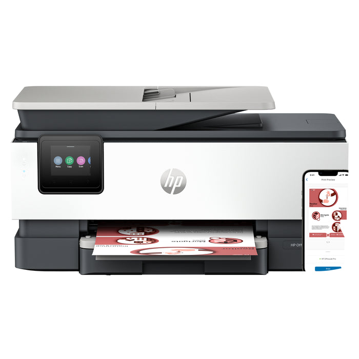 HP OfficeJet Pro 8132e Wireless All-in-One Color Printer, Instant Ink; Two-sided printing, Thermal inkjet, Colour printing, 4800 x 1200 DPI, A4, Direct printing, Grey