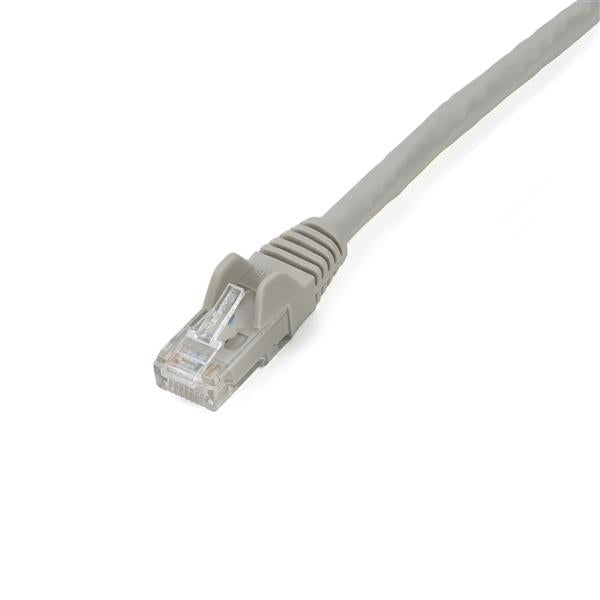 StarTech.com 2m CAT6 Ethernet Cable - Grey CAT 6 Gigabit Ethernet Wire -250MHz 100W PoE RJ45 UTP Network/Patch Cord Snagless w/Strain Relief Individually Tested, 2 m, Cat6, U/UTP (UTP), RJ-45, RJ-45, Grey