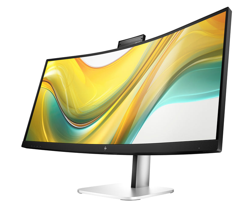 HP Series 5 Pro 34 inch WQHD USB-C Conferencing Monitor - 534pm, 86.4 cm (34"), 3440 x 1440 pixels, Wide Quad HD, LCD, 5 ms, Black