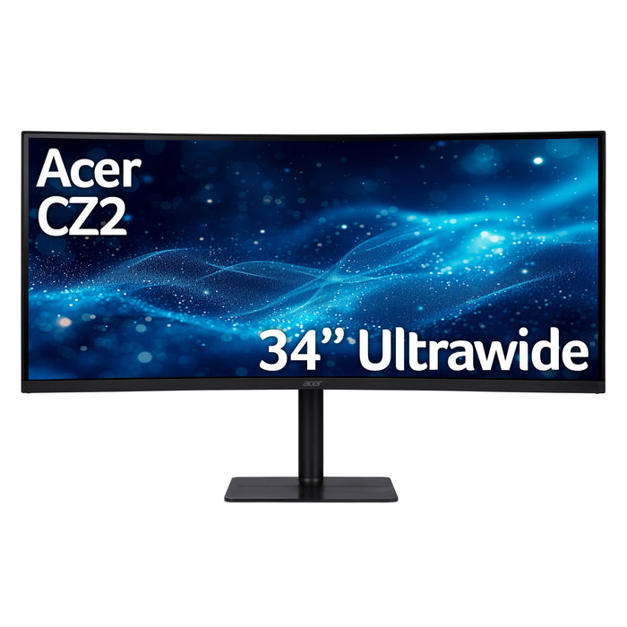 Acer Professional CZ342CURJ0 34" Curved Wide QHD ZeroFrame 120Hz 1ms Computer Monitor, 86.4 cm (34"), 3440 x 1440 pixels, Wide Quad HD, 1 ms, Black