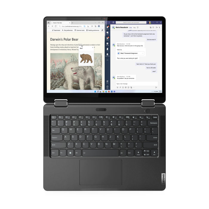 Lenovo 13w Yoga Gen 2, AMD Ryzen™ 5, 2 GHz, 33.8 cm (13.3"), 1920 x 1200 pixels, 8 GB, 256 GB