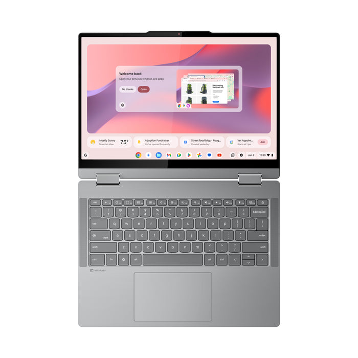 Lenovo Chrome 2in1 14IRU10, Intel Core 5, 35.6 cm (14"), 1920 x 1200 pixels, 8 GB, 128 GB, ChromeOS