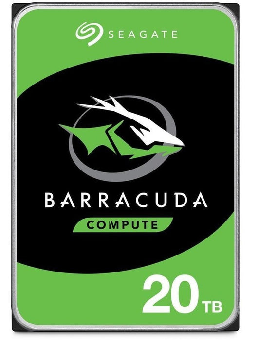 Seagate Barracuda 20TB, 20 TB, 7200 RPM, 512 MB, 3.5", Serial ATA