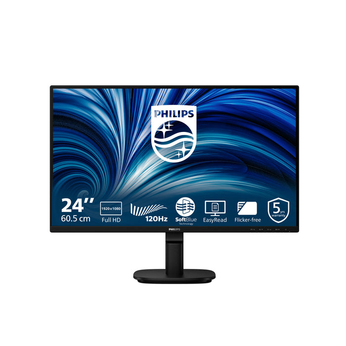 Philips 2000 series 24B2N2200/00, 60.5 cm (23.8"), 1920 x 1080 pixels, Full HD, LCD, 4 ms, Black