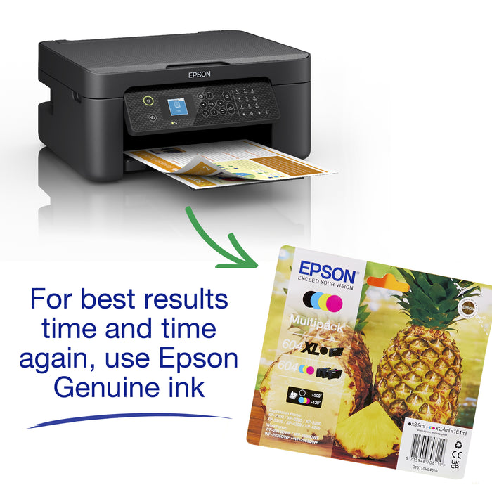 Epson WorkForce WF-2910DWF, Inkjet, Colour printing, 5760 x 1440 DPI, A4, Direct printing, Black