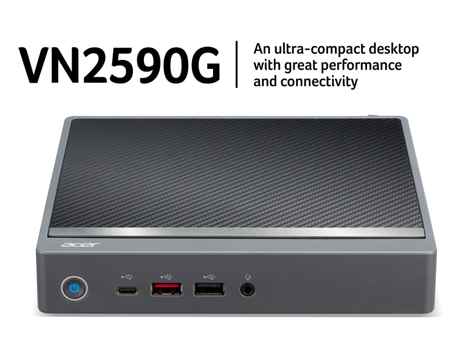 Acer Veriton N VN2590G I5-1335U 8GB/512GB W11P, Intel® Core™ i5, i5-1335U, 8 GB, DDR4-SDRAM, 512 GB, Windows 11 Pro