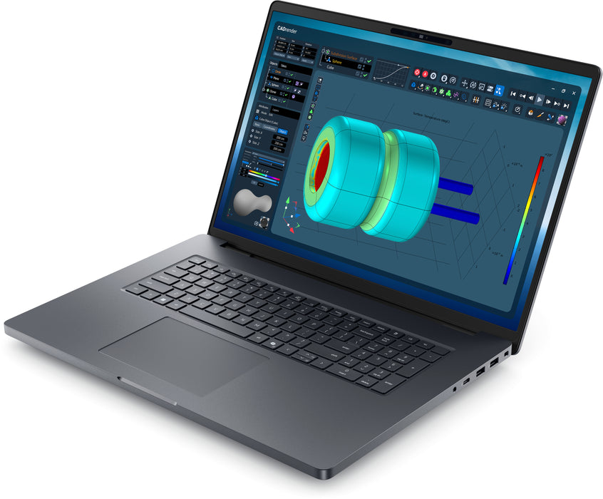 DELL Pro Max 18 Plus MB18250, Intel Core Ultra 7, 45.7 cm (18"), 2560 x 1600 pixels, 32 GB, 1 TB, Windows 11 Pro