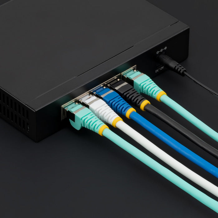 StarTech.com 3m CAT6a Ethernet Cable - Blue - Low Smoke Zero Halogen (LSZH) - 10GbE 500MHz 100W PoE++ Snagless RJ-45 w/Strain Reliefs S/FTP Network Patch Cord, 3 m, Cat6a, S/FTP (S-STP), RJ-45, RJ-45, Blue