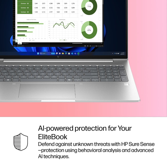 HP EliteBook 6 G1i AI, Intel Core Ultra 7, 40.6 cm (16"), 1920 x 1200 pixels, 16 GB, 512 GB, Windows 11 Pro